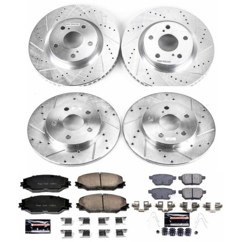 Power Stop 2016 Scion iM Front & Rear Z23 Evolution Sport Brake Kit (1x psbK7753, 1x psbK3054) thumbnail 4
