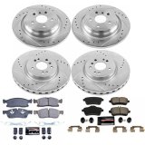 Power Stop 2016 Mercedes-Benz GLE300d Front & Rear Z23 Evolution Sport Brake Kit (1x psbK6897, 1x psbK7440) thumbnail 4