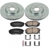Power Stop 2016 Hyundai Sonata Front & Rear Z23 Evolution Sport Brake Kit (1x psbK7083, 1x psbK7524) thumbnail 2
