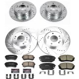 Power Stop 2015 Hyundai Sonata Front & Rear Z23 Evolution Sport Brake Kit (1x psbK6982, 1x psbK6936) thumbnail 4