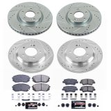 Power Stop 2015 Hyundai Sonata Front & Rear Z23 Evolution Sport Brake Kit (1x psbK7083, 1x psbK6985) thumbnail 5