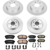 Power Stop 2015 Hyundai Sonata Front & Rear Z17 Evolution Geomet Coated Brake Kit (1x psbCRK6936, 1x psbCRK6982) thumbnail 1