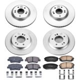 Power Stop 2015 Hyundai Sonata Front & Rear Z17 Evolution Geomet Coated Brake Kit (1x psbCRK6985, 1x psbCRK7083) thumbnail 4