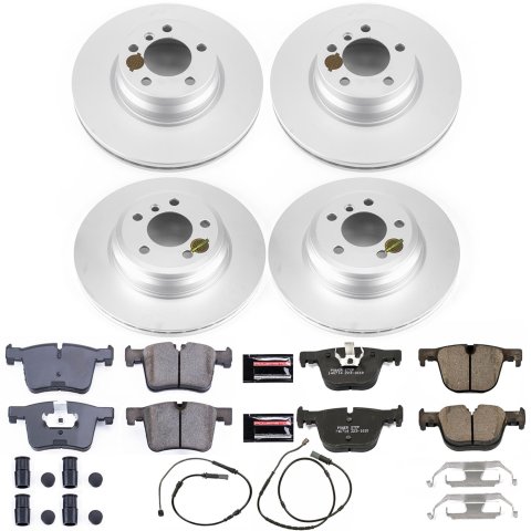 Power Stop 2015 BMW 328i xDrive Front & Rear Z23 Evolution Sport Coated Brake Kit (1x psbCRK6667, 1x psbCRK6854)