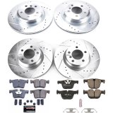 Power Stop 2015 BMW 328i xDrive Front & Rear Z23 Evolution Sport Brake Kit (1x psbK6854, 1x psbK6667) thumbnail 8
