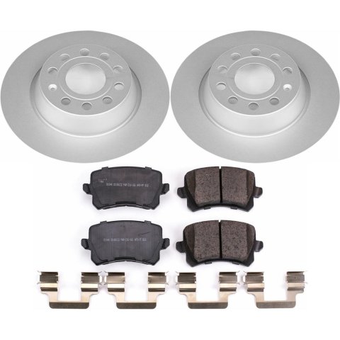 Power Stop 2015 Audi Q3 Front & Rear Z23 Evolution Sport Coated Brake Kit (1x psbCRK2963, 1x psbCRK7324) thumbnail 6