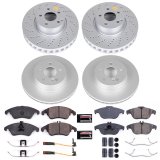 Power Stop 2014 Mercedes-Benz C300 Front & Rear Z23 Evolution Sport Coated Brake Kit (1x psbCRK5626, 1x psbCRK7496) thumbnail 4