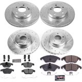 Power Stop 2014 Mercedes-Benz C300 Front & Rear Z23 Evolution Sport Brake Kit (1x psbK5626, 1x psbK7496) thumbnail 8