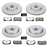 Power Stop 2014 Chevrolet Corvette Front & Rear Z26 Street Warrior Brake Kit (1x psbK6528-26, 1x psbK6530-26) thumbnail 6