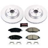 Power Stop 2013 Infiniti JX35 Front & Rear Z17 Evolution Geomet Coated Brake Kit (1x psbCRK2427, 1x psbCRK6496) thumbnail 1