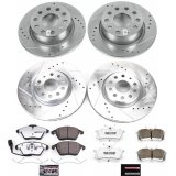 Power Stop 2013 Audi A3 Front & Rear Z26 Street Warrior Brake Kit (1x psbK2259-26, 1x psbK5671-26) thumbnail 5