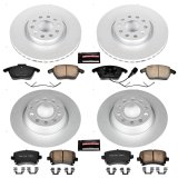 Power Stop 2013 Audi A3 Front & Rear Z23 Evolution Sport Coated Brake Kit (1x psbCRK2259, 1x psbCRK5662) thumbnail 4