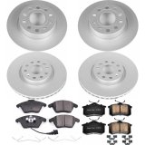 Power Stop 2013 Audi A3 Front & Rear Z23 Evolution Sport Coated Brake Kit (1x psbCRK2259, 1x psbCRK5671) thumbnail 1