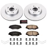 Power Stop 2013 Acura ILX Front & Rear Z17 Evolution Geomet Coated Brake Kit (1x psbCRK1243, 1x psbCRK6490) thumbnail 9