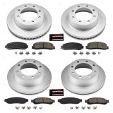 Power Stop 2012 Ford F-350 Super Duty Front & Rear Z2017 Coated Brake Kit (2x psbAR85107EVC, 2x psbAR85116EVC, 1x psb17-1334, 1x psb17-1631) thumbnail 7
