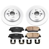 Power Stop 2011 Hyundai Equus Front & Rear Z17 Evolution Geomet Coated Brake Kit (1x psbCRK5928, 1x psbCRK7341) thumbnail 9