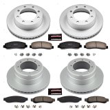 Power Stop 2011 Ford F-350 Super Duty Front & Rear Z2017 Coated Brake Kit (1x psbCRK5579, 2x psbAR85107EVC, 1x psb17-1333) thumbnail 7