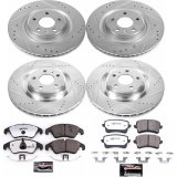 Power Stop 2011 Audi S4 Front & Rear Z26 Street Warrior Brake Kit (1x psbK6154-26, 1x psbK5678-26) thumbnail 4