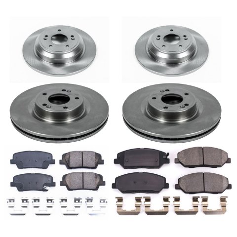 Power Stop 2009 Hyundai Genesis Front & Rear Autospecialty Brake Kit (1x psbKOE5921, 1x psbKOE5847) thumbnail 2