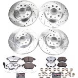Power Stop 2008 Audi A3 Front & Rear Z26 Street Warrior Brake Kit (1x psbK2259-26, 1x psbK4627-26) thumbnail 2