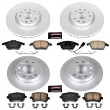 Power Stop 2008 Audi A3 Front & Rear Z23 Evolution Sport Coated Brake Kit (1x psbCRK2259, 1x psbCRK4627) thumbnail 4