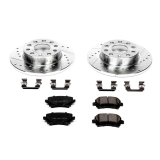 Power Stop 2008 Audi A3 Front & Rear Z23 Evolution Sport Brake Kit (1x psbK2259, 1x psbK4627) thumbnail 3