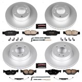 Power Stop 2007 BMW 328i Front & Rear Z23 Evolution Sport Coated Brake Kit (1x psbCRK4590, 1x psbCRK044) thumbnail 1