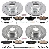 Power Stop 2007 BMW 328i Front & Rear Z23 Evolution Sport Brake Kit (1x psbK044, 1x psbK4590) thumbnail 4