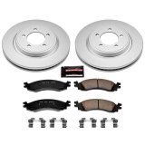 Power Stop 2006 Mercury Mountaineer Front & Rear Z17 Evolution Geomet Coated Brake Kit (1x psbCRK1441, 1x psbCRK3150) thumbnail 9