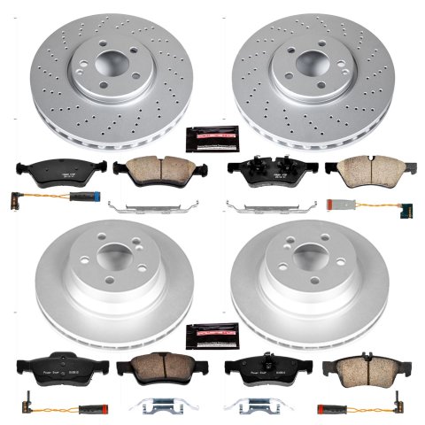 Power Stop 2006 Mercedes-Benz E500 Front & Rear Z23 Evolution Sport Coated Brake Kit (1x psbCRK4644, 1x psbCRK5322) thumbnail 4