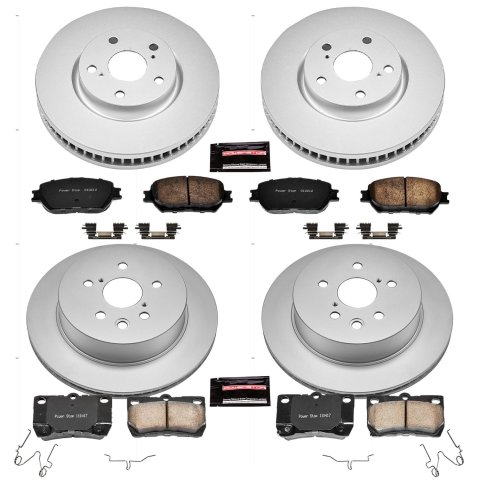 Power Stop 2006 Lexus GS300 Front & Rear Z17 Evolution Geomet Coated Brake Kit (1x psbCRK5272, 1x psbCRK2977) thumbnail 4