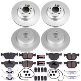 Power Stop 2006 BMW 330i Front & Rear Z23 Evolution Sport Coated Brake Kit (1x psbCRK045, 1x psbCRK3077) thumbnail 5