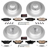 Power Stop 2006 BMW 325xi Front & Rear Z23 Evolution Sport Coated Brake Kit (1x psbCRK3001, 1x psbCRK4589) thumbnail 4
