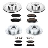 Power Stop 2005 Subaru Legacy Front & Rear Z23 Evolution Sport Brake Kit (1x psbK4632, 1x psbK2373) thumbnail 2