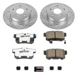 Power Stop 2005 Honda Accord Front & Rear Z26 Street Warrior Brake Kit (1x psbK3128-26, 1x psbK1043-26) thumbnail 7