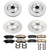 Power Stop 2004 Cadillac Seville Front & Rear Z17 Evolution Geomet Coated Brake Kit (1x psbCRK1566, 1x psbCRK2975) thumbnail 4