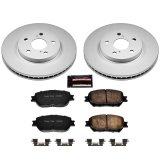 Power Stop 2002 Toyota Camry Front & Rear Z17 Evolution Geomet Coated Brake Kit (1x psbCRK2418, 1x psbCRK2414) thumbnail 9