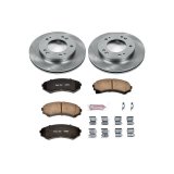 PowerStop Z17 Evolution Plus Stock Replacement Brake Kits KOE4311 Pads and Rotors, Autospecialty, Solid Surface, Iron, Natural, 11.420 in./12.320 in. Diameter, Ceramic Pads, Kit thumbnail 6