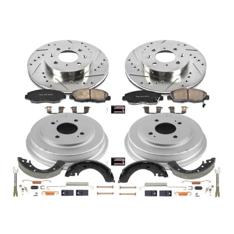 Power Stop 2001 Honda Civic Front & Rear Z23 Evolution Sport Brake Kit (1x psbKOE15310DK, 1x psbK690) thumbnail 3