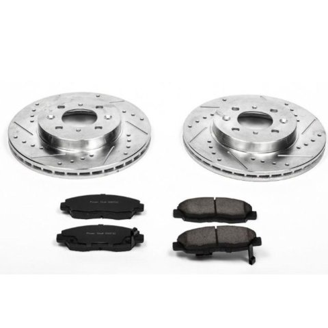 Power Stop 2001 Honda Civic Front & Rear Z23 Evolution Sport Brake Kit (1x psbKOE15310DK, 1x psbK690) thumbnail 5