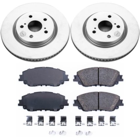 Power Stop 18-19 Toyota Camry Front & Rear Z17 Evolution Geomet Coated Brake Kit (1x psbCRK7905, 1x psbCRK7895) thumbnail 1