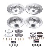 Power Stop 18-19 Infiniti Q70 Front & Rear Z26 Street Warrior Brake Kit (1x psbK8021-26, 1x psbK112-26) thumbnail 4