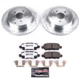 Power Stop 18-19 Infiniti Q70 Front & Rear Z26 Street Warrior Brake Kit (1x psbK8021-26, 1x psbK112-26) thumbnail 5