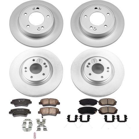 Power Stop 17-19 Kia Soul Front & Rear Z17 Evolution Geomet Coated Brake Kit (1x psbCRK8011, 1x psbCRK6501) thumbnail 1