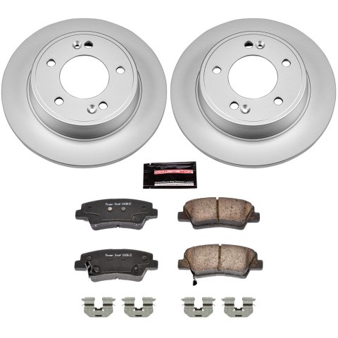 Power Stop 17-19 Kia Soul Front & Rear Z17 Evolution Geomet Coated Brake Kit (1x psbCRK8011, 1x psbCRK6501) thumbnail 2