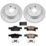 PowerStop Z17 Evolution Plus GEOMET Coated Brake Kits for 2017-2020 GRAND CHEROKEE - CRK7413 Rotor and Pad Combos, Geomet Coated, Ceramic Pads, Solid Surface, Front and Rear, Jeep, Kit thumbnail 9