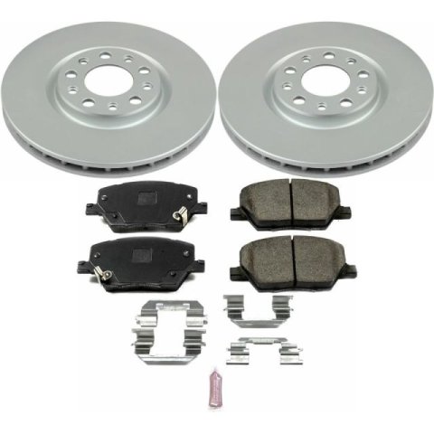 Power Stop 17-19 Jeep Compass Front & Rear Z17 Evolution Geomet Coated Brake Kit (1x psbCRK7736, 1x psbCRK7299) thumbnail 7
