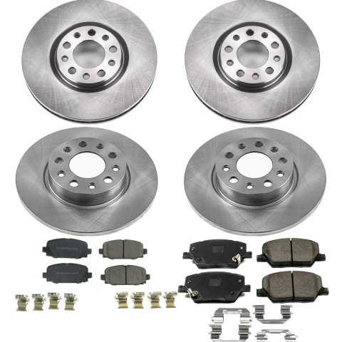 Power Stop 17-19 Jeep Compass Front & Rear Autospecialty Brake Kit (1x psbKOE7736, 1x psbKOE7299) thumbnail 4