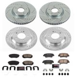 Power Stop 17-19 Hyundai Sonata Front & Rear Z23 Evolution Sport Brake Kit (1x psbK7509, 1x psbK7524) thumbnail 8