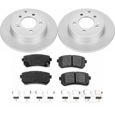 Power Stop 17-19 Hyundai Sonata Front & Rear Z17 Evolution Geomet Coated Brake Kit (1x psbCRK7509, 1x psbCRK7505) thumbnail 8